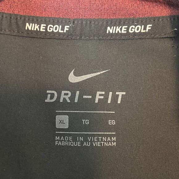 Nike Golf Mens XL Dri-Fit 1/4 Zip Pullover Shirt Performance Athletic Athleisure - Picture 5 of 7